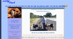Desktop Screenshot of lovingtouchpetsitters.com